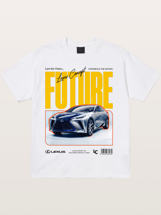 Future Lexus Concept Magazine Cotton T-shirt