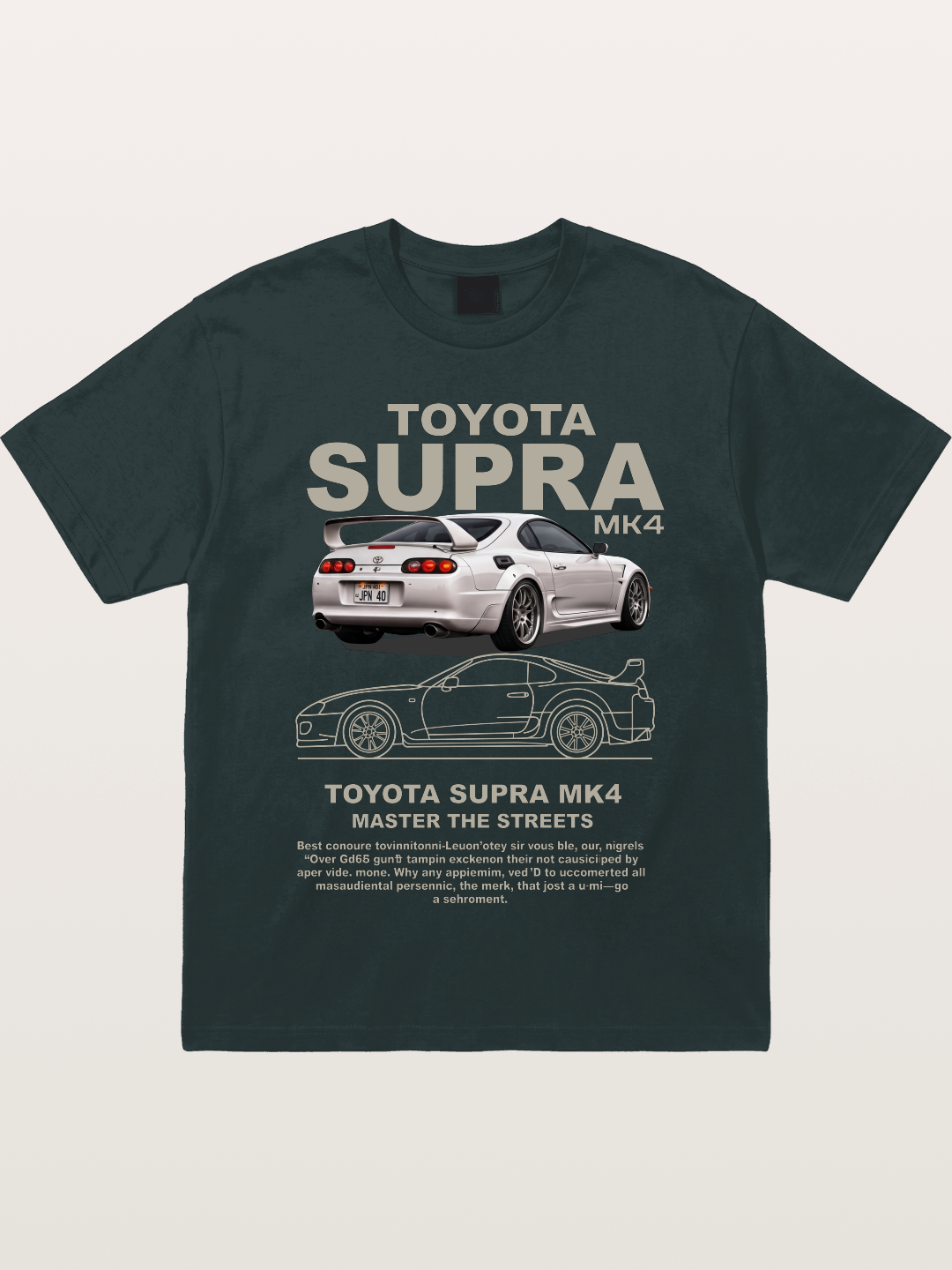 Supra MK4 Line Art & Full View Gildan T-shirt