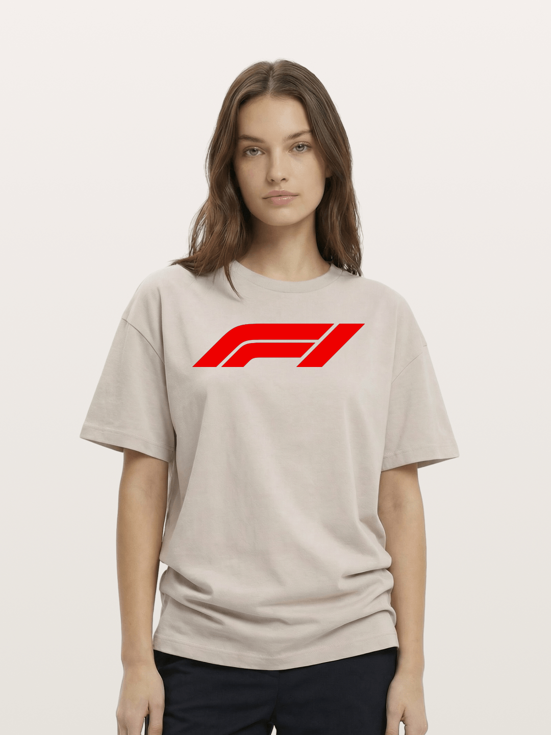 F1 Official Red Logo Cotton T-shirt