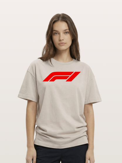 F1 Official Red Logo Cotton T-shirt