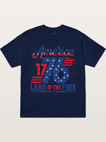 America 1776 Land Of The Free Gildan T-shirt