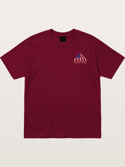 Saratoga Star Spangled Tent Top Gildan T-shirt