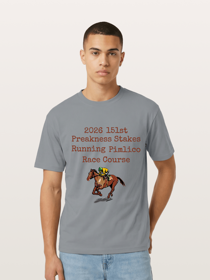 151st Preakness Yellow Silks Horse Gildan T-shirt