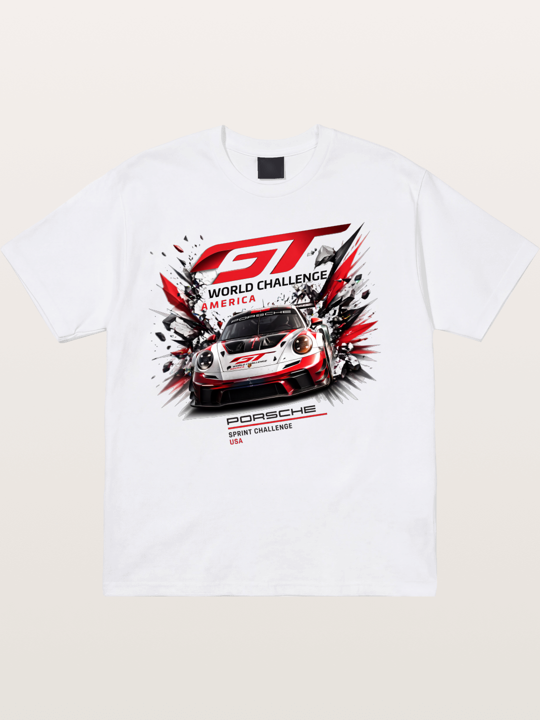 Porsche GT3 Sprint Challenge Art Cotton T-shirt