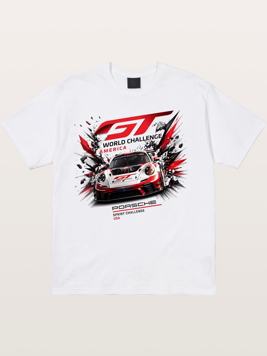 Porsche GT3 Sprint Challenge Art Cotton T-shirt