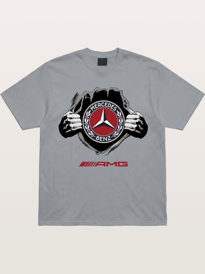Benz Star Tear Graphic Gildan T-shirt
