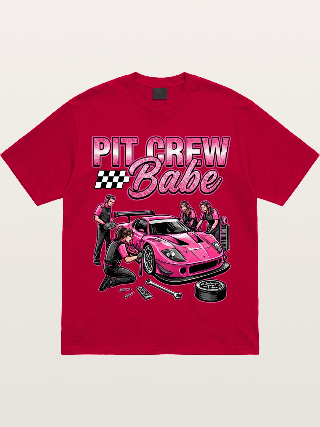 Pit Crew Babe Gildan T-shirt