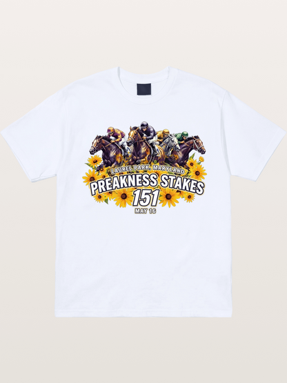 Preakness 151 Sunflower Racing Art Gildan T-shirt