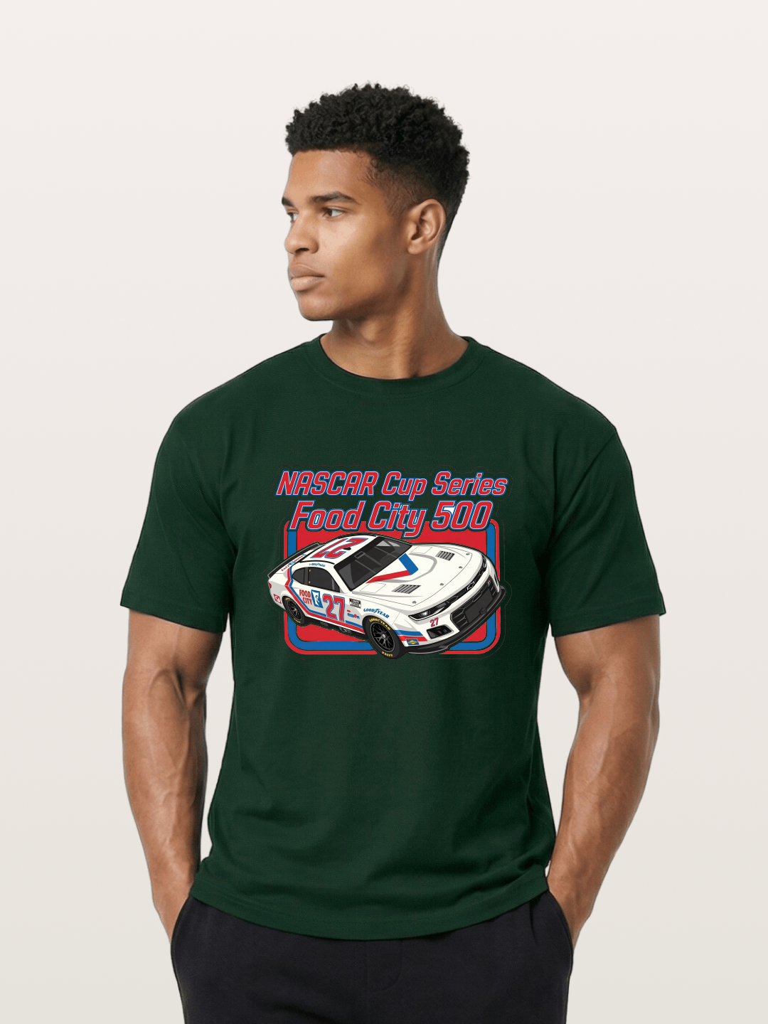 NASCAR Food City 500 Car Gildan T-shirt