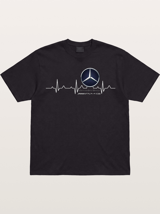 Mercedes Heartbeat Line Gildan T-shirt