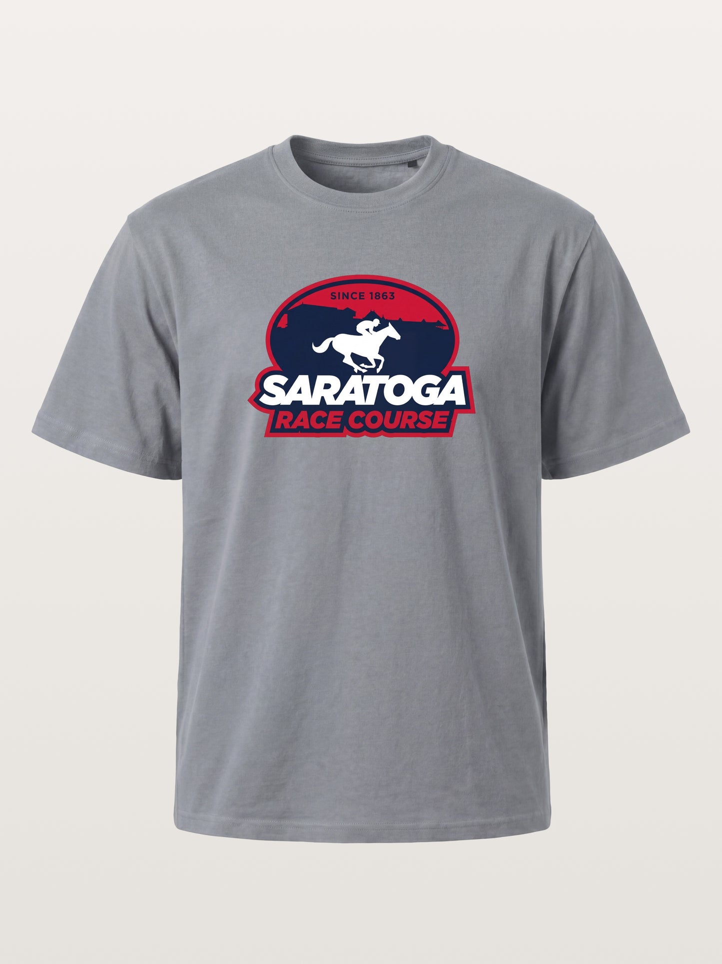 Saratoga Race Course Shield Crest Gildan T-shirt