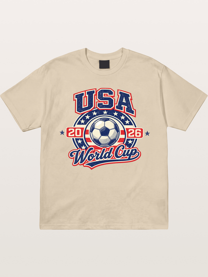 USA World Cup 2026 Retro Badge Gildan T-shirt
