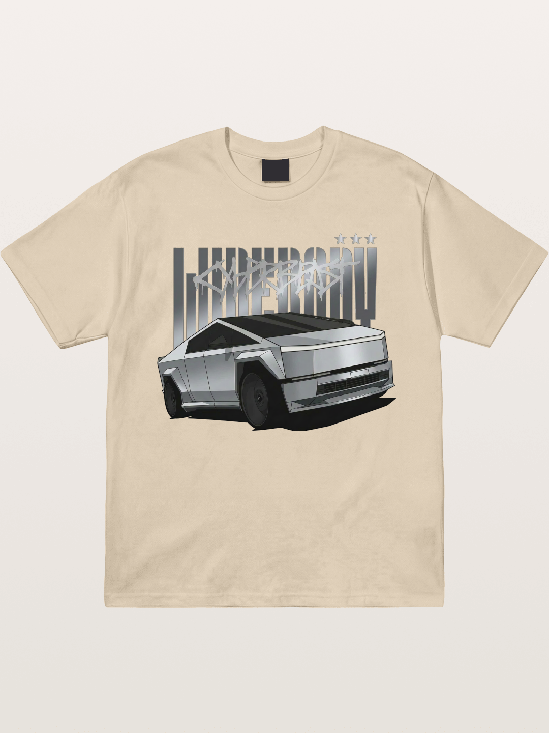 Cybertruck Graffiti Typography Gildan T-shirt