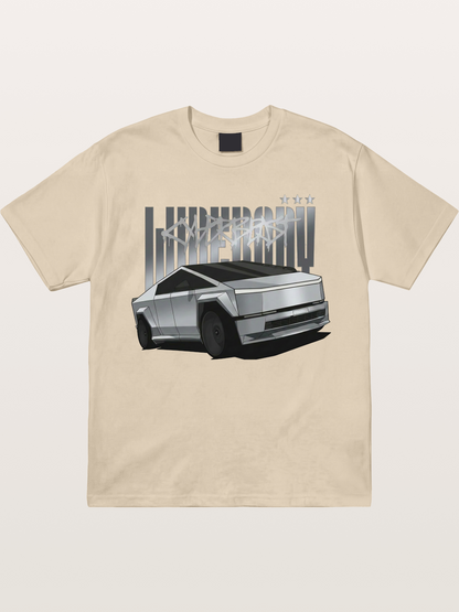 Cybertruck Graffiti Typography Gildan T-shirt