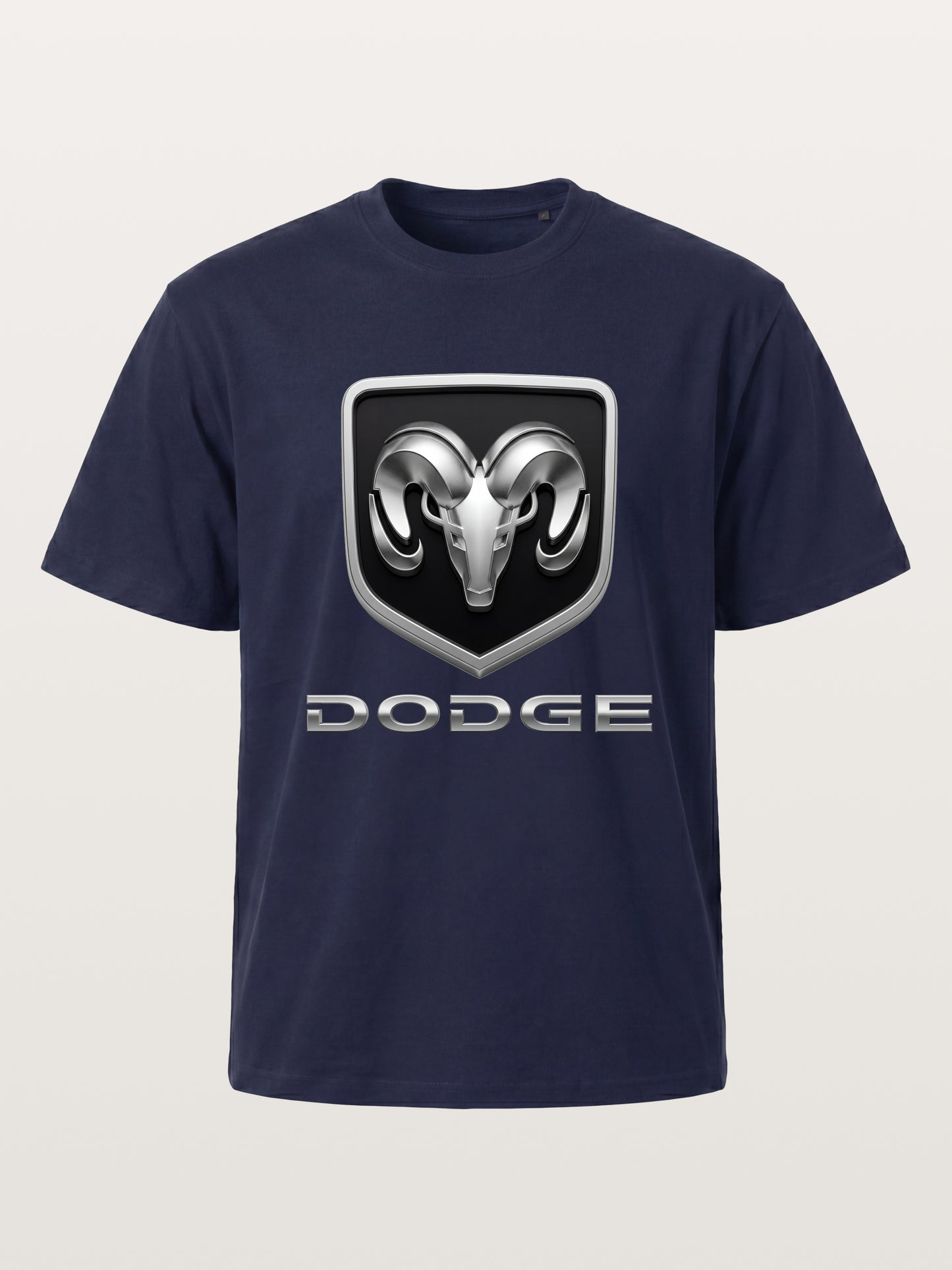 Silver Ram Shield Emblem Gildan T-shirt