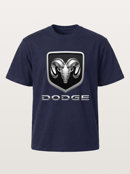 Silver Ram Shield Emblem Gildan T-shirt