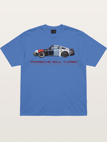 Porsche 911 Turbo Split Sections Gildan T-shirt