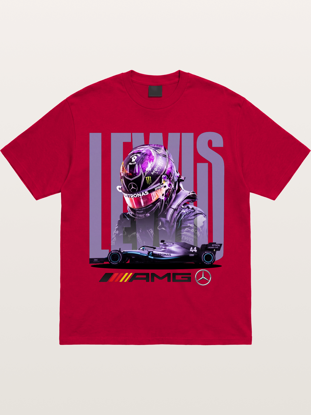 Hamilton 44 Mercedes F1 Gildan T-shirt