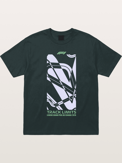 F1 Canada Track Line Art Gildan T-shirt