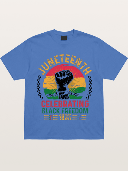 Juneteenth Black Freedom Fist Gildan T-shirt