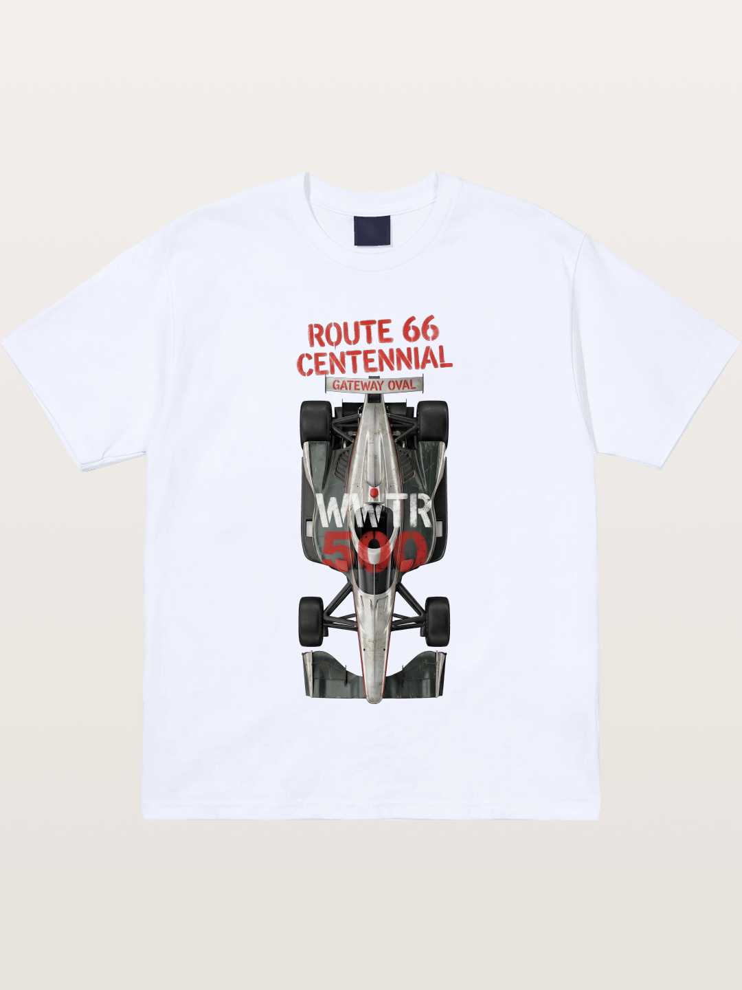 Back View Route66 IndyCar Gildan T-shirt