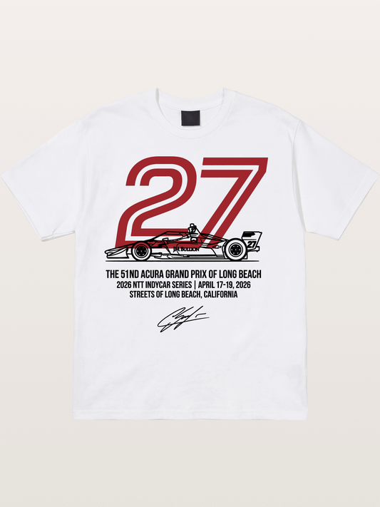 Kirkwood #27 IndyCar Legend Cotton T-shirt