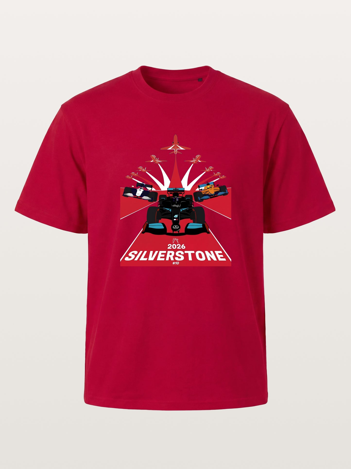 Silverstone F1 Race Formation With Jets Gildan T-shirt