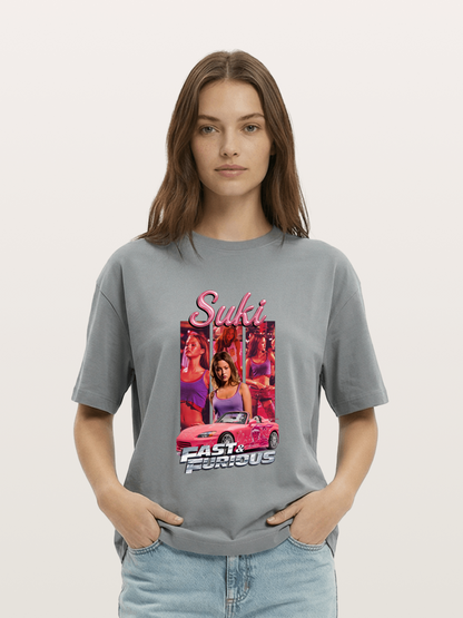Fast & Furious Pink Crew Gildan T-shirt