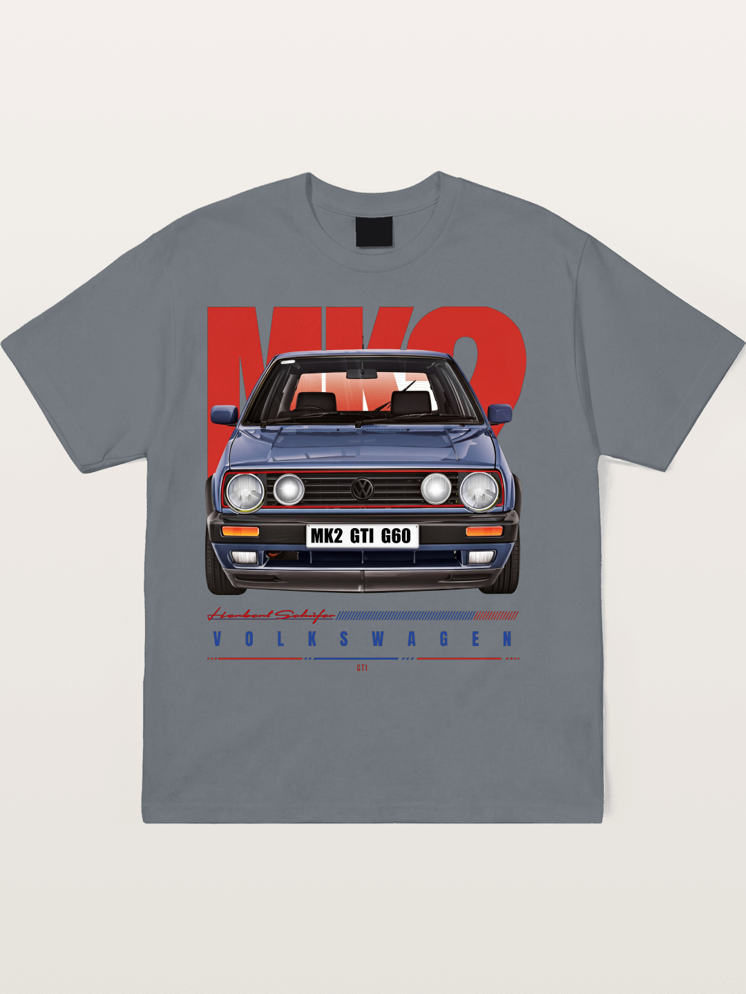 Volkswagen Golf MK2 GTI G60 Cotton T-shirt