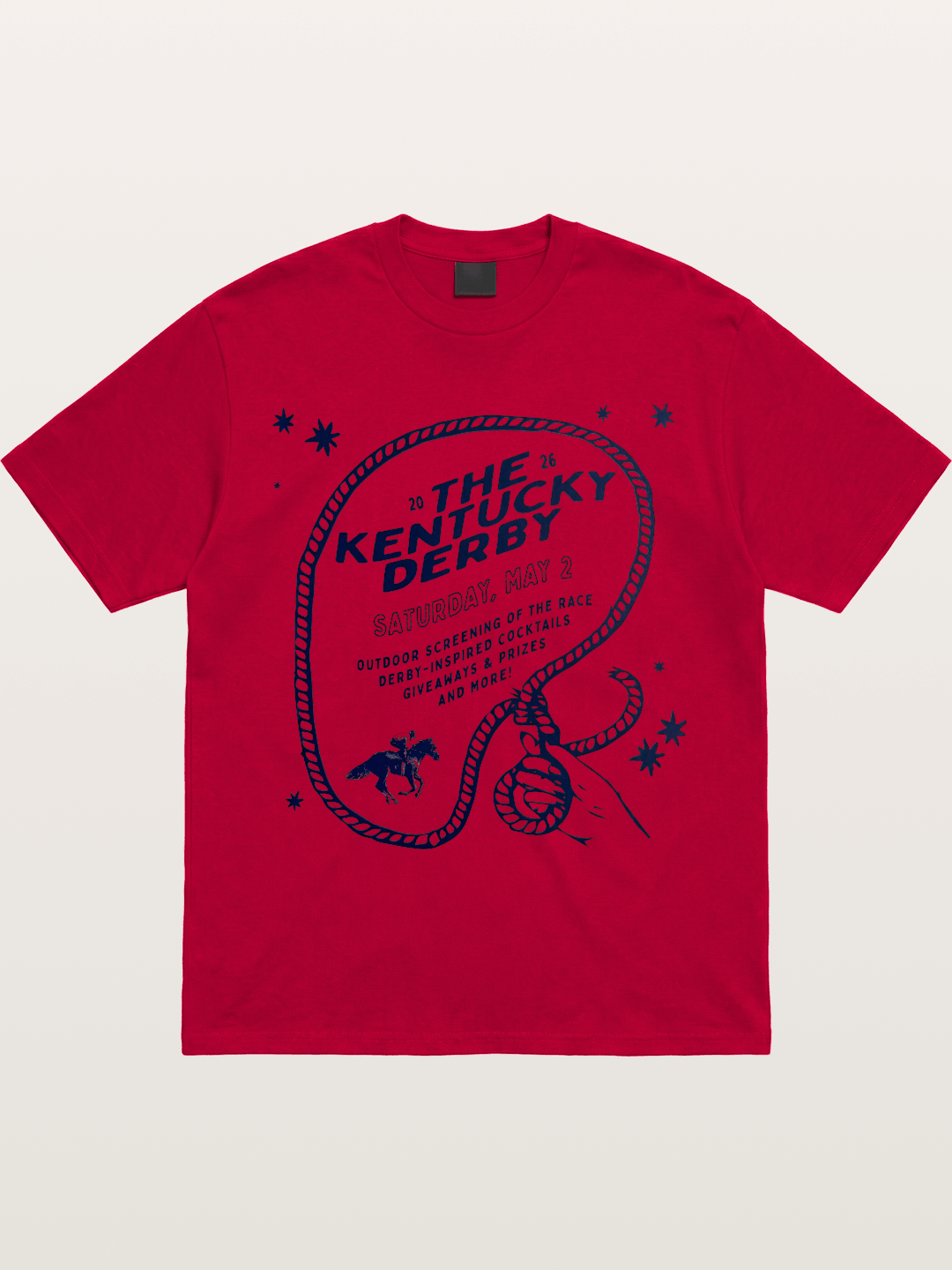 Kentucky Derby Rope Lasso Graphic Gildan T-shirt