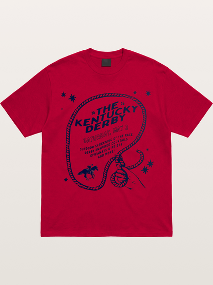 Kentucky Derby Rope Lasso Graphic Gildan T-shirt