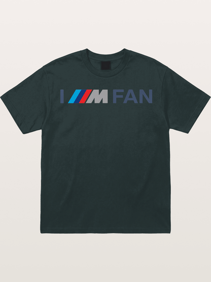 BMW M Fan Stripes Text Print Gildan T-shirt