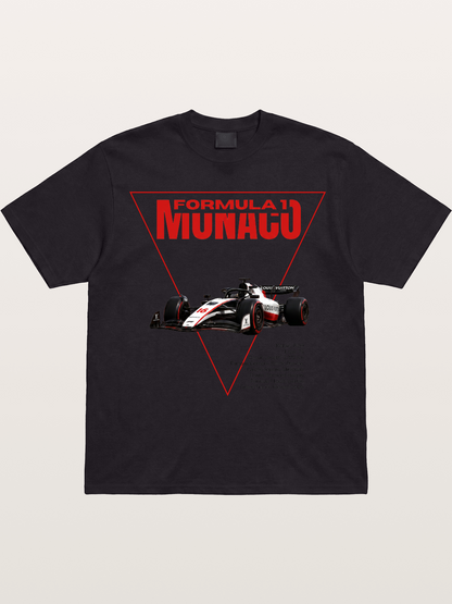 Red Triangle F1 Monaco Artwork Gildan T-shirt