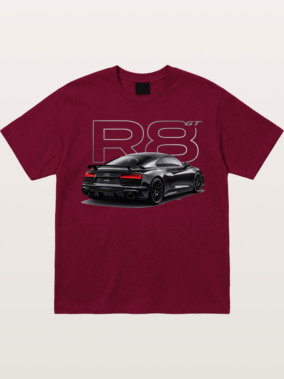 Audi R8 GT Black Rear End Gildan T-shirt