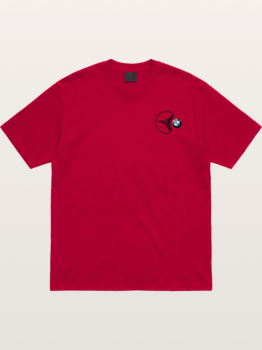 Mercedes vs BMW Logo Art Gildan T-shirt