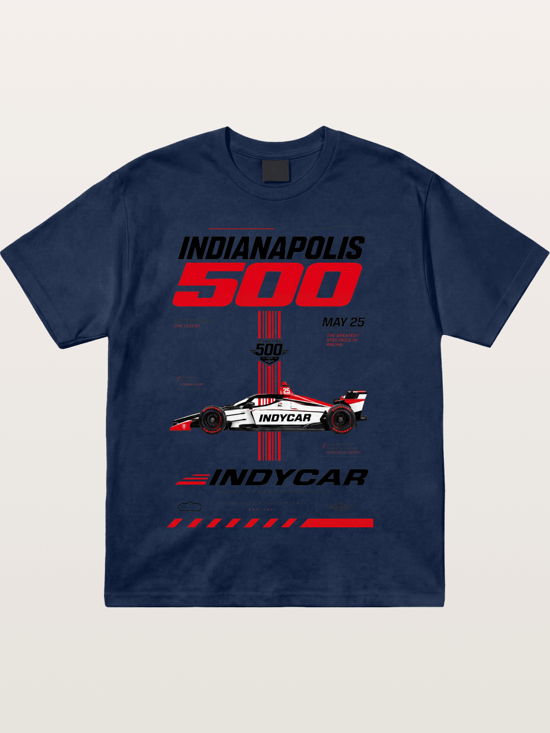 IndyCar Indianapolis 500 Poster Cotton T-shirt
