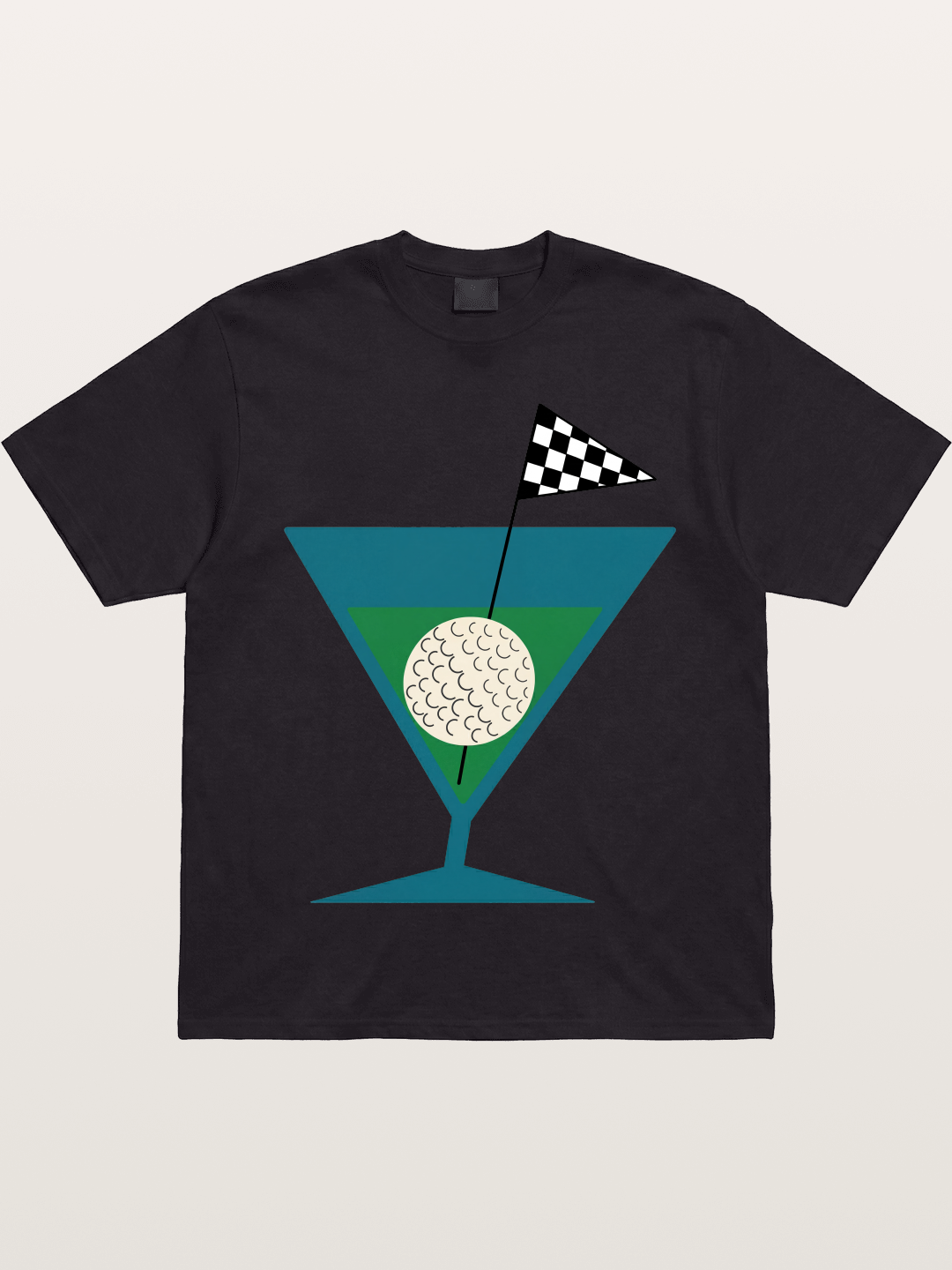 Golf Martini Gildan T-shirt