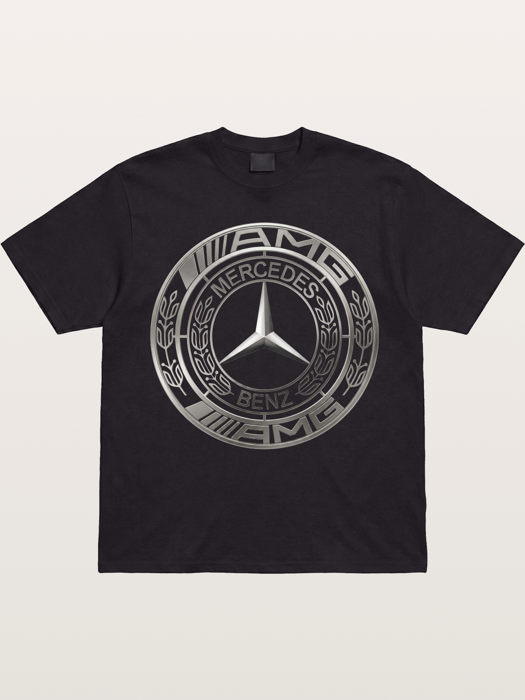 Mercedes-Benz Silver Logo Gildan T-shirt