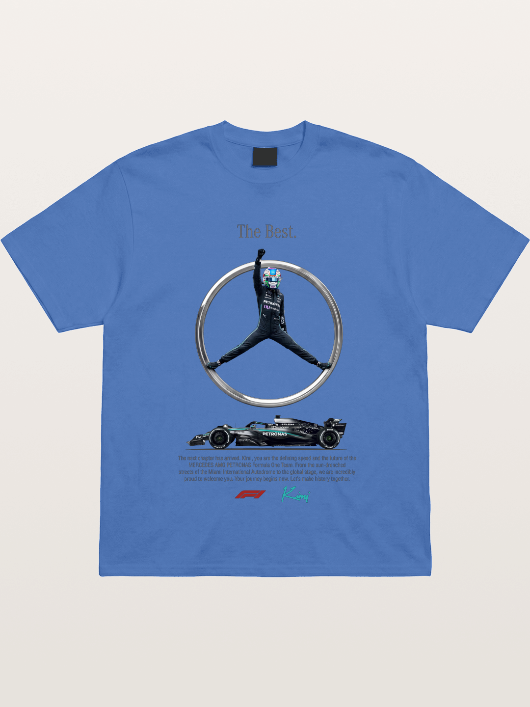 Kimi Mercedes Star Pose Gildan T-shirt