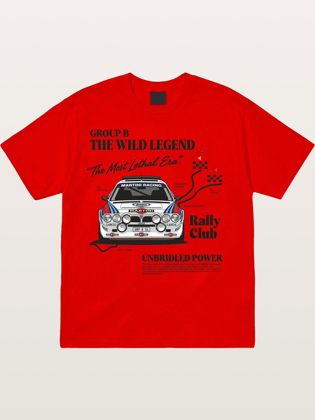 Retro Rally Cotton T-shirt