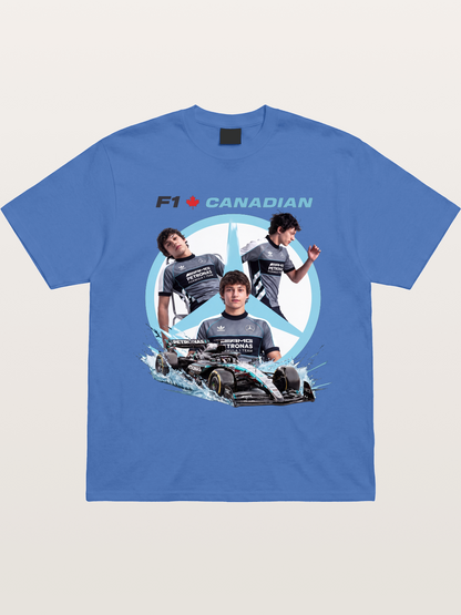 Canadian F1 Mercedes Racing Poster Gildan T-shirt