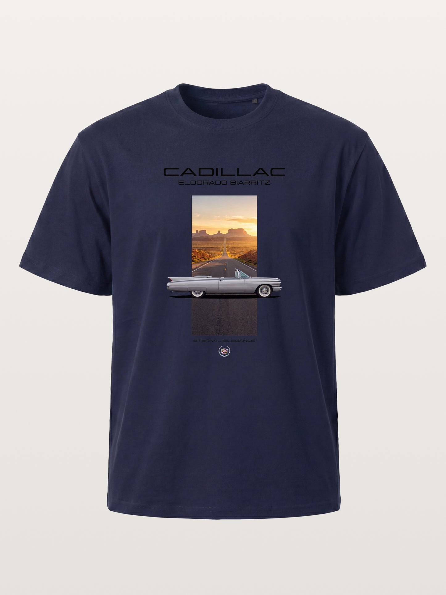 Cadillac Eldorado Desert Sunset Card Gildan T-shirt