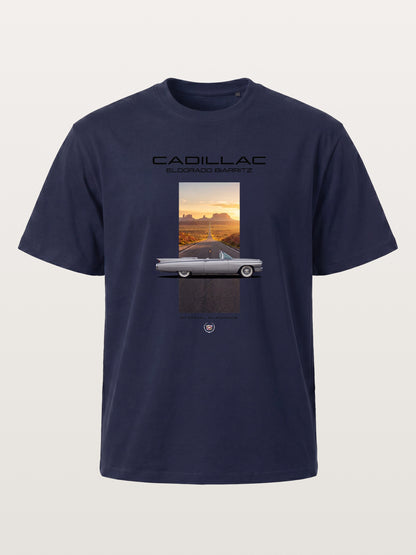 Cadillac Eldorado Desert Sunset Card Gildan T-shirt