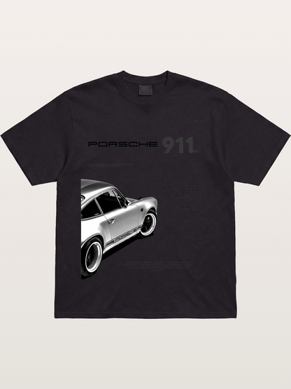 1973 911 Classic Profile Art Cotton T-shirt