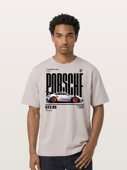 Porsche 911 GT3RS Widebody Sports Car Cotton T-shirt