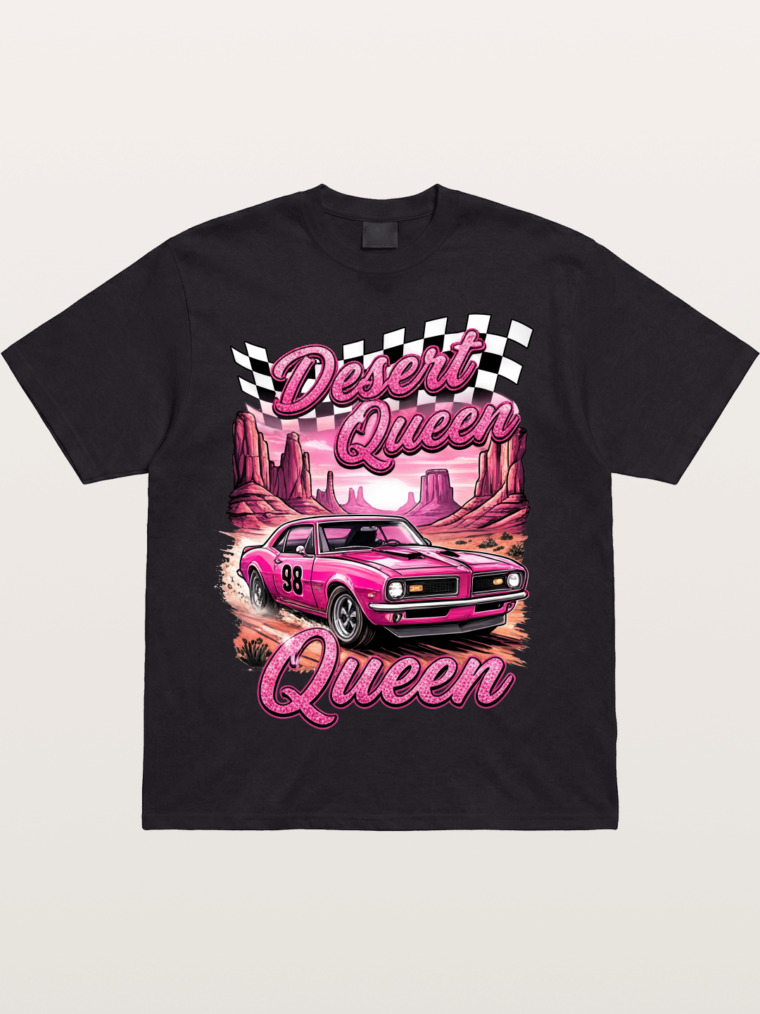 Desert Queen Racer Cotton T-shirt