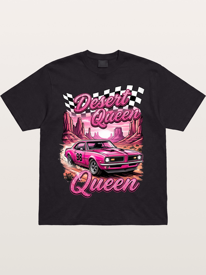 Desert Queen Racer Cotton T-shirt