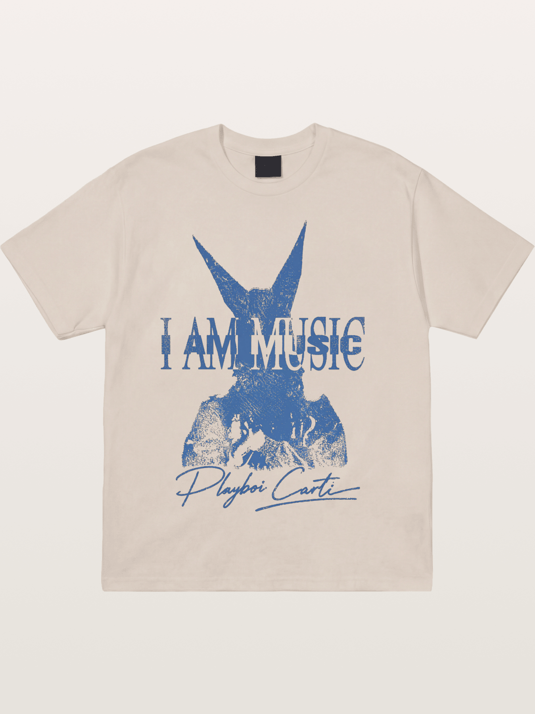 Playboi Carti I Am Music Print Cotton T-shirt