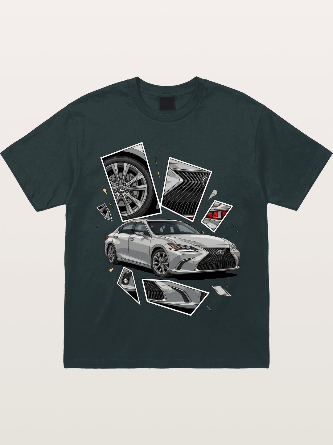 Lexus Sedan Exploded View Gildan T-shirt