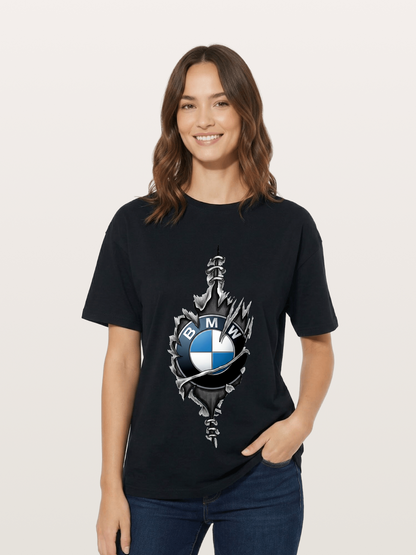 BMW Thorn Wreath Emblem Art Cotton T-shirt